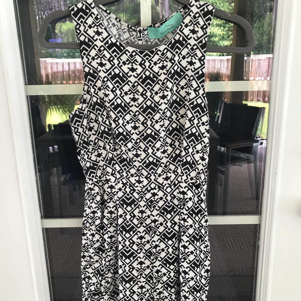 Black & white romper